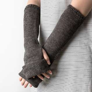 新西兰原产Stansborough甘道夫灰羊毛线编织手套假袖子
