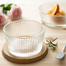 法国原产La Rochère Blossom系列透明玻璃沙拉碗水果碗430ml 透明
