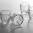 法国原产La Rochère意式咖啡杯洋酒杯玻璃杯水杯短笛杯4件套 透明