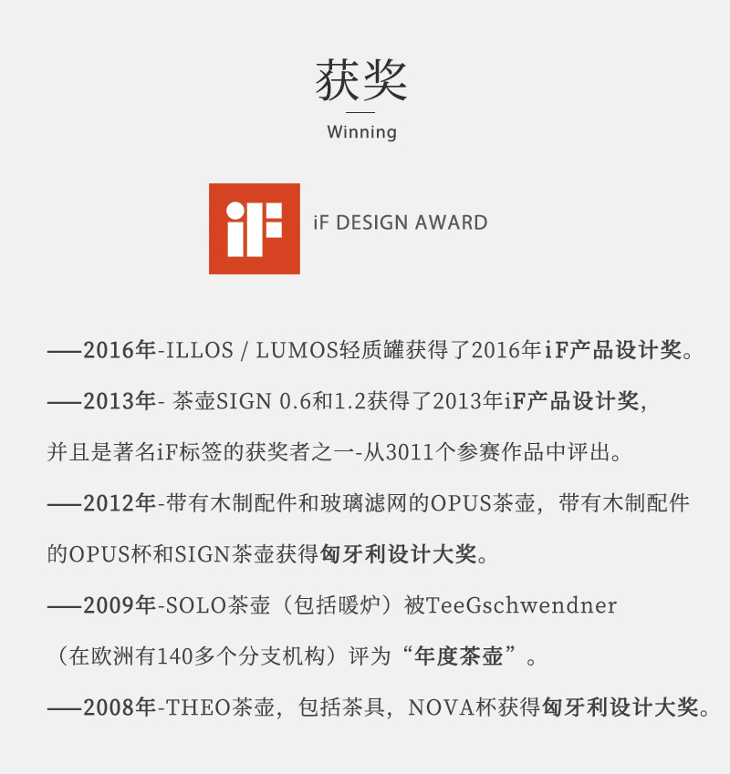 德国原产 trendglas JENA 耐热玻璃 茶壶 白色