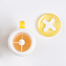 日本原产Imotani家用手动刨冰机碎冰机制雪糕杯 黄色