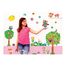 英国原产Rachel Ellen Designs森林系列儿童墙贴墙纸贴画 彩色