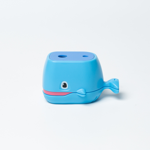 韩国原产Aqua Animal水喷射功能牙刷盖牙刷储存盒鲸鱼 蓝色鲸鱼