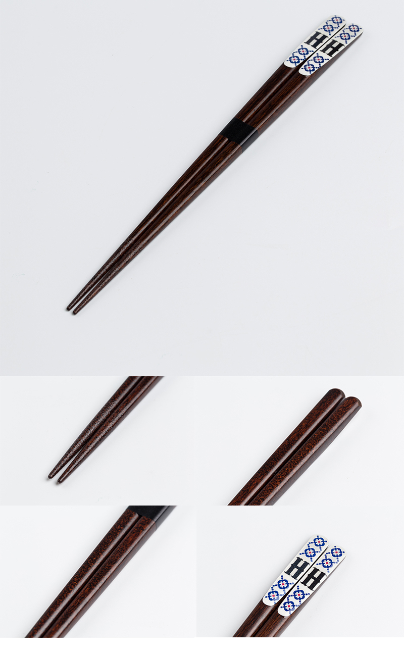 日本原产Prime Nakamura特色和式设计木质筷子 字母S