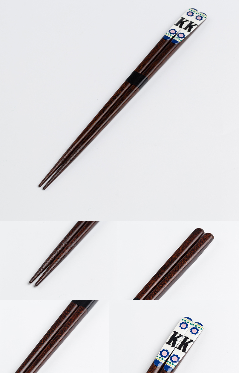 日本原产Prime Nakamura特色和式设计木质筷子 字母S