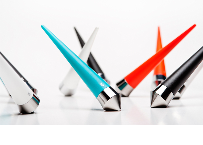 瑞典原产gustav innovation 经典蜻蜓系列办公文具签字笔水笔 蓝绿