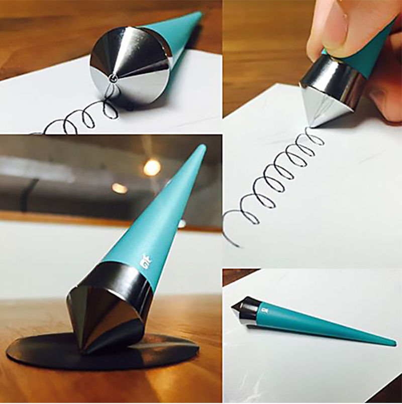 瑞典原产gustav innovation 经典蜻蜓系列办公文具签字笔水笔 蓝绿