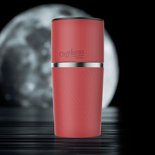 韩国原产Cafflano便携式咖啡机研磨机咖啡杯 红色