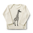 英国原产Petra Boase儿童T恤新生儿棉T恤0-6月长颈鹿 白色