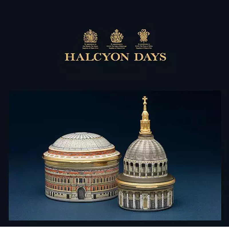 英国原产HALCYON DAYS梅伊城堡花园系列茶杯咖啡杯一杯一碟 浅蓝