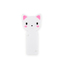 韩国原产CHERRYCAT个性时尚耳机绕线器理线器粉色耳朵猫咪 白色