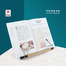 韩国原产SYSMAX 可折叠读书架阅读架电脑支架支撑架 浅棕色 L白色