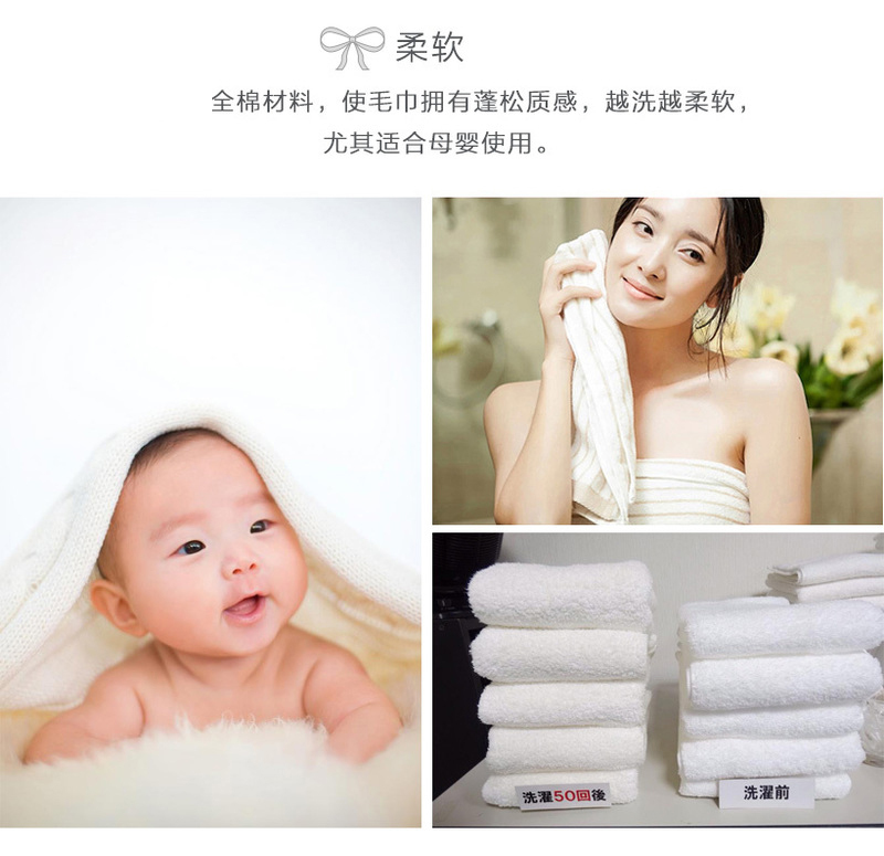 日本原产Air kaol吸水性强加厚毛巾面巾洗脸巾XTC特粗支 玫红