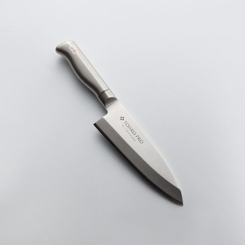 日本原产TOJIRO藤次郎DP钴合金出刃鱼头刀料理刀寿司刀 F-637 银色
