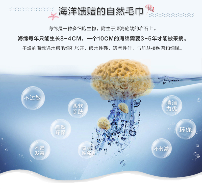 希腊原产B.GR.Kokkinos S.A 自然海绵蜂窝海绵成人洗澡 深棕色