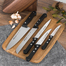 西班牙原产ARCOS不锈钢面包刀菜刀水果刀厨刀5件套 黑色