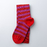 新西兰原产Cosy Toes美利奴羊毛长筒袜羊毛袜子红灰条纹 彩色