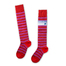 新西兰原产Cosy Toes美利奴羊毛长筒袜羊毛袜子红灰条纹 彩色