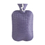 德国原产fashy注水防爆热水袋暖手宝暖水袋斜条纹 深紫