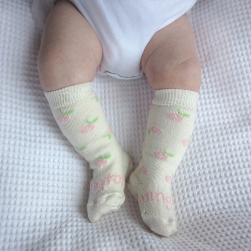 新西兰原产lamington 美利奴羊毛袜婴儿袜新生儿袜ROSIE 彩色 M