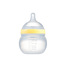 韩国原产Mamachi 宽口径全硅胶奶瓶160ml精装1孔0-3个月 黄色