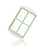 韩国原产RRE一粒粒食物储存格冰模制冰盒加大款 4格 绿色