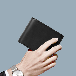 意大利原产andrea cardone翻盖式牛皮男士商务钱包钱夹