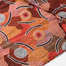 澳大利亚原产Bulurru MCR系列 土著文化图案女士雪纺棉围巾 粉色