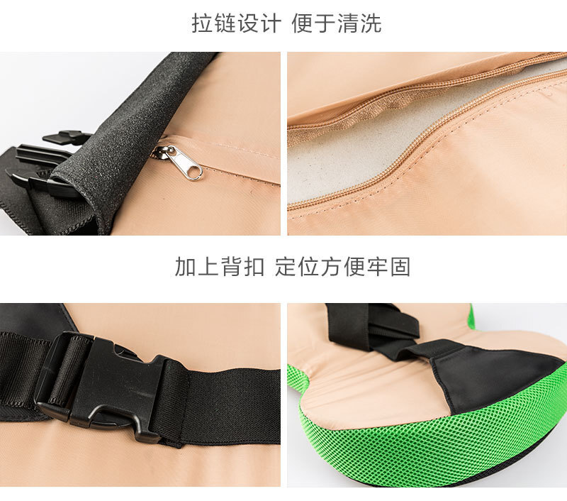 韩国原产MIYO记忆棉腰枕腰部靠垫靠枕 绿色