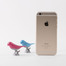 韩国原产b201 DESIGNERS创意小鸟收线夹理线器小号2只装 粉色和蓝色