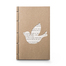 韩国原产 JIGOONAMOO 环保纸笔记本日记本EMMA小鸟图案  棕色