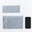 韩国原产namoo essence PVC 简约透明文具盒2个装 灰色