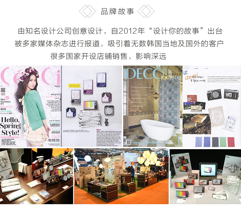 韩国原产MAGNUM DESIGN两用创意便利贴创意便签纸照相机 红色