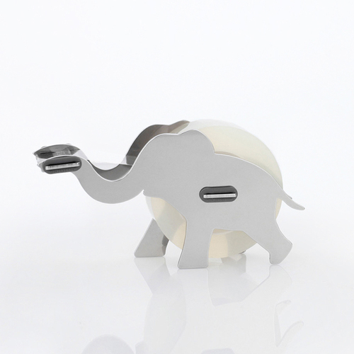 韩国原产Joosepino不锈钢胶带座大象造型DIY创意  
