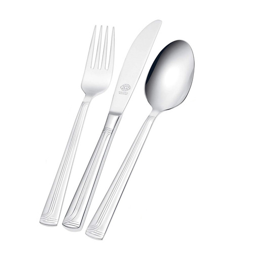 德国原产GGS餐具套装Nicole 不锈钢刀叉勺 西餐刀勺叉 银色
