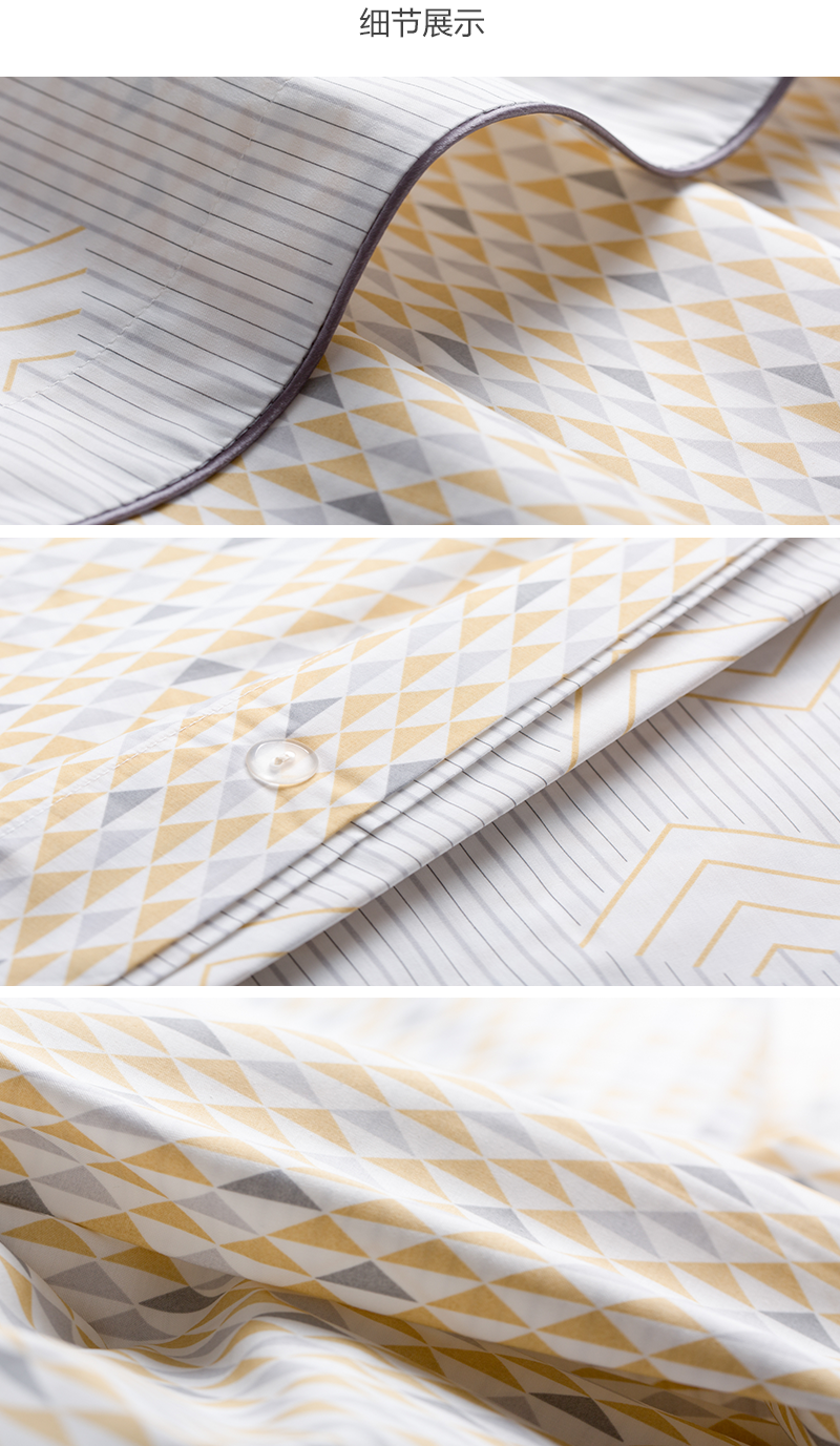 法國 BLANC DES VOSGES全棉TRIESTE四件套(禮盒裝) 黃色 M