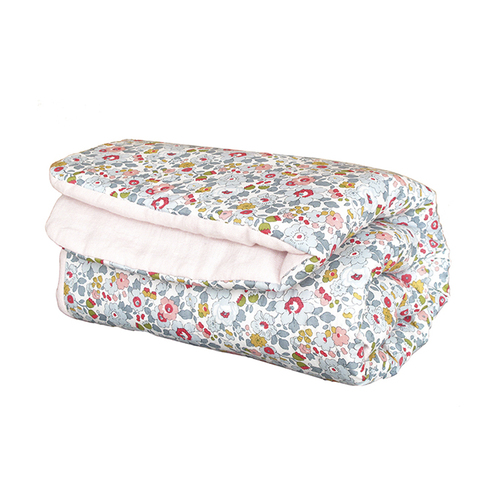 法国原产BLOSSOM高支亚麻婴儿毯子婴儿毯幼儿毯宝宝毯 粉色