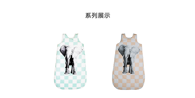 法国原产anatology可调节婴幼儿睡袋宝宝睡袋无袖睡袋 绿色