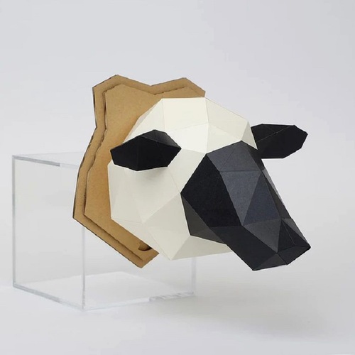 日本原产KAKU KAKU3D立体纸质拼图动物纸模儿童DIY玩具 墙饰 羊