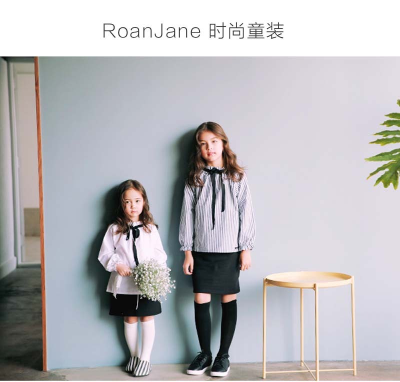 韩国原产Roanjane纯棉运动套装休闲装运动服 黑色 L