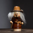德国原产Christian Ulbricht木质手工艺香薰木偶摆件猎人 棕色