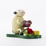 德国原产Kunstgewerbe Uhlig手工艺品木偶收到礼物的绵羊