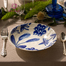 日本原产AITO Botanical美浓烧陶瓷早午餐盘深口碟薰衣草 蓝白