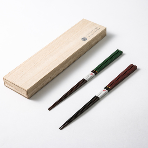 日本原产kawai传统漆器浪漫典雅系列箸福实木漆筷套装