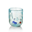意大利原产ZECCHIN穆拉诺人鱼泪系列手工彩色玻璃酒水杯360ml 浅蓝
