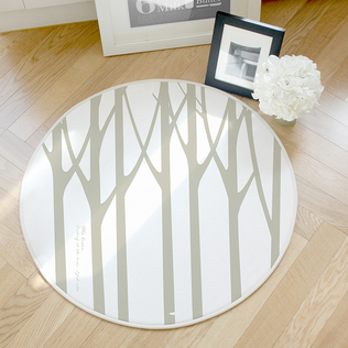 韩国原产SANG SANG HOO森林圆形小地毯