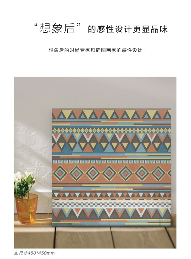 韩国原产SANG SANG HOO现代艺术背景装饰画挂画 彩色