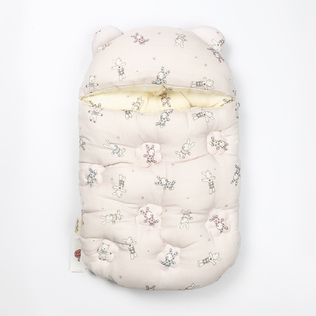 韩国原产Ari BeBe手工婴儿睡袋宝宝睡袋滑稽熊