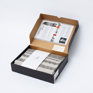 新西兰原产Stansborough 指环王系列灰羊毛编织盖毯毛毯