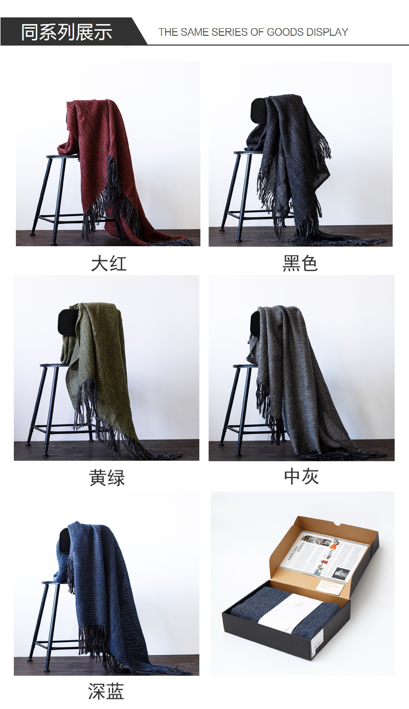 新西兰原产Stansborough 指环王系列灰羊毛编织盖毯毛毯 浅灰